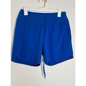Willit Mens Royal Blue Athletic Running Shorts Size Medium Zipper Pockets Hiking